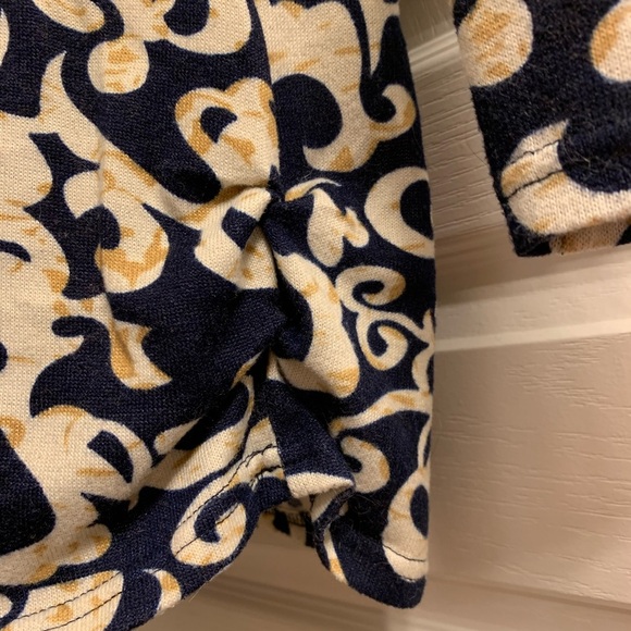 Allegra K Side Ruched Patterned Tunic Shirt - Picture 8 of 16